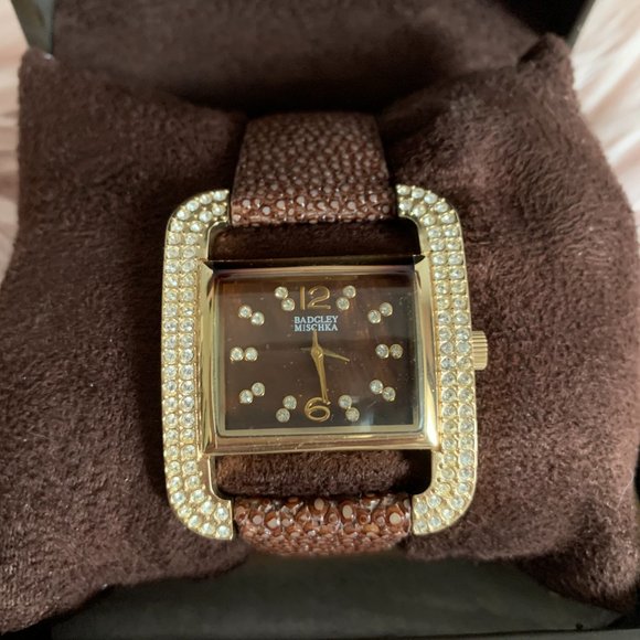 NWT! BADGLEY MISCHKA DRESS FASHION WATCH main image 7